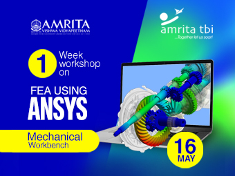 One week workshop on FEA using ANSYS Mechanical Workbench